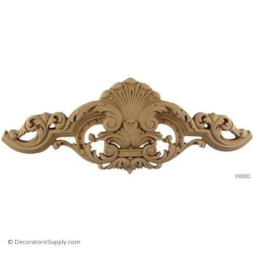 Expansive collection of cartouche appliques and onlays for woodwork