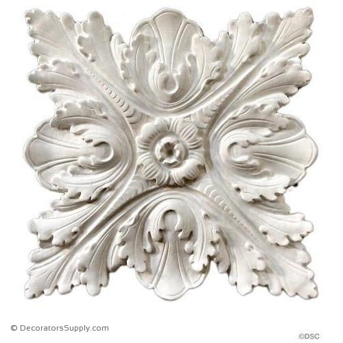 Plaster Rosette Italian 10 1 2 X 10 1 2 1 Relief