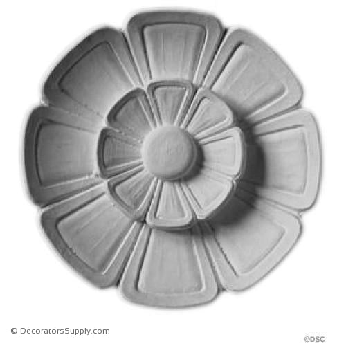 Plaster Rosette Classic 6 Diameter X 3 4 Relief