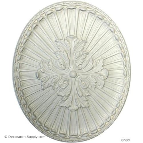 Plaster Oval Medallion Louisxvi 13 1 4 X 16 5 8 Relief