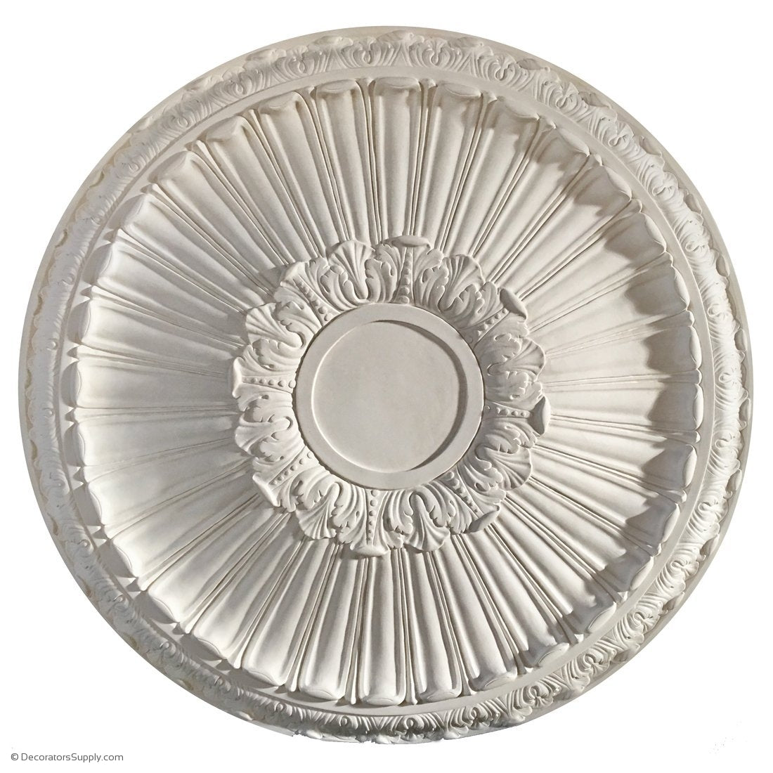 Plaster Medallion Classic 35 Dia X 3 3 8 Rel 7 Center