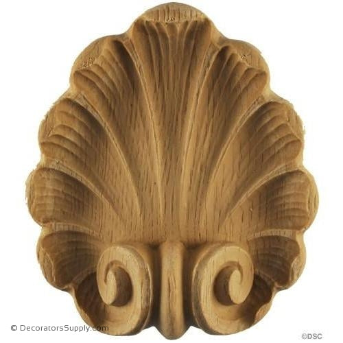 Small Decorative Wood Appliques Shells Collection. Dozens Available