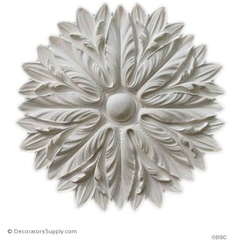 Plaster Medallion Italian 18 Diameter X 1 1 4 Relief