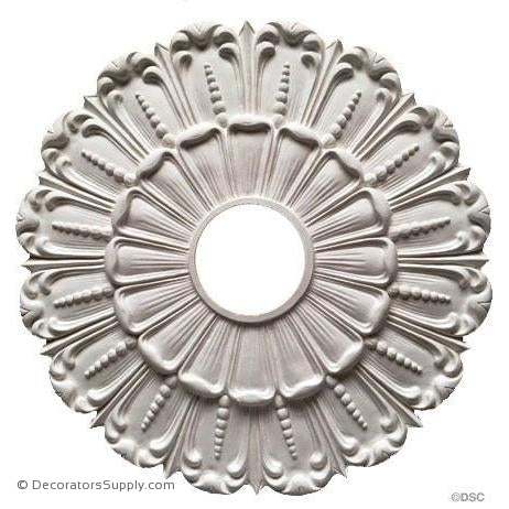 Plaster Medallion Italian 18 X 1 5 8 Relief 4 Hole