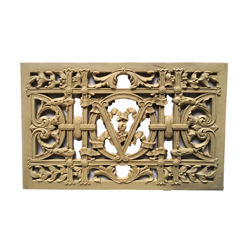 Large Decorative Wood Appliques Horizontal Designs Up To 7 feet wide