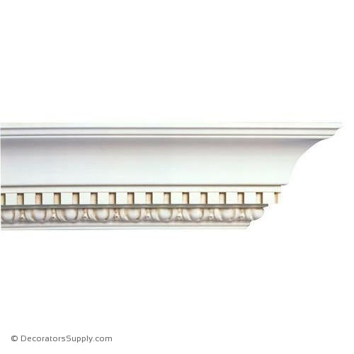 Mon Reale Crown Moulding Egg Dart W Dentil 5 P X 5 5 8 D