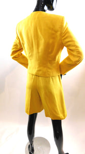 Vintage 1980s European designer contemporary shorts suit by Laurel