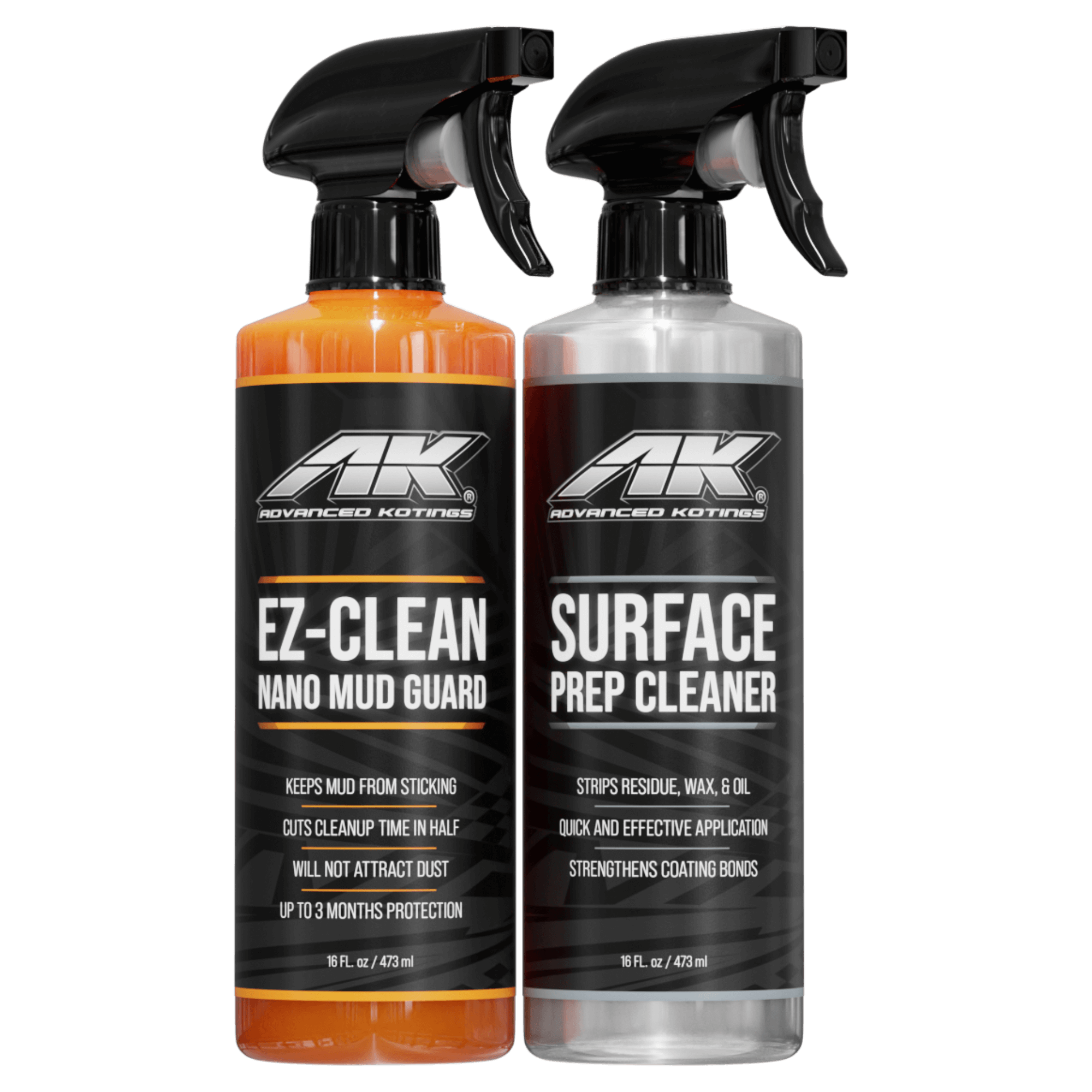 EZ-CLEAN Mud Guard 2 Pack With Surface Prep Cleaner for UTV & ATV -  Advanced Kotings