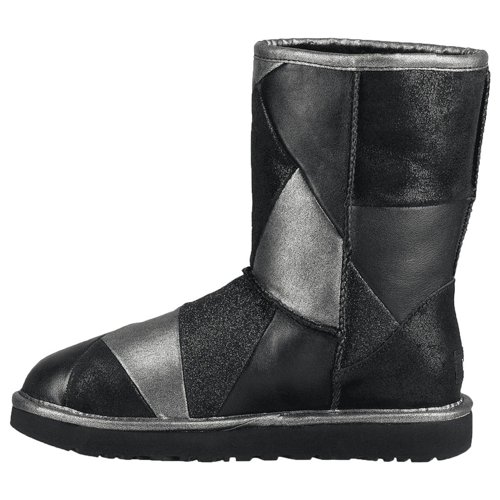 ugg glitter patchwork black