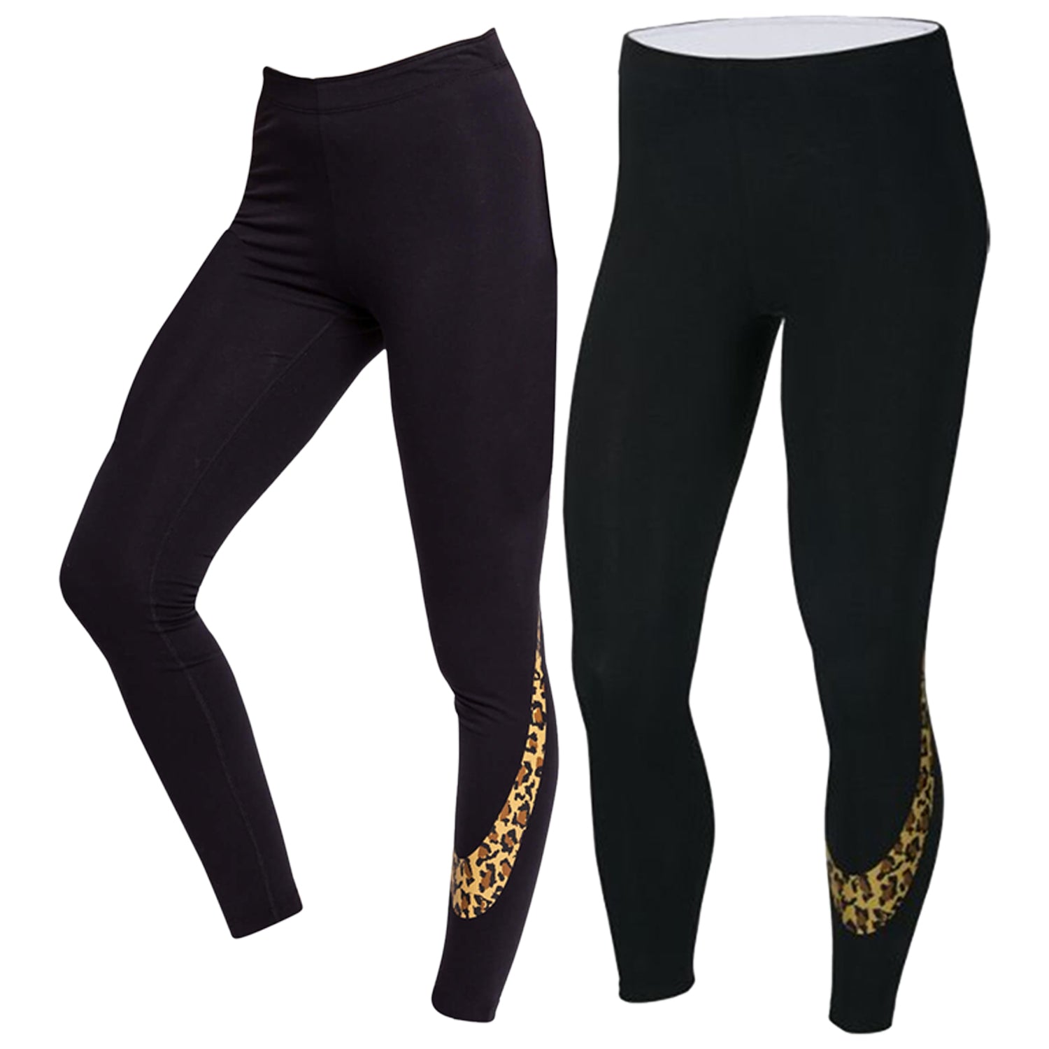 nike animal print swoosh leggings