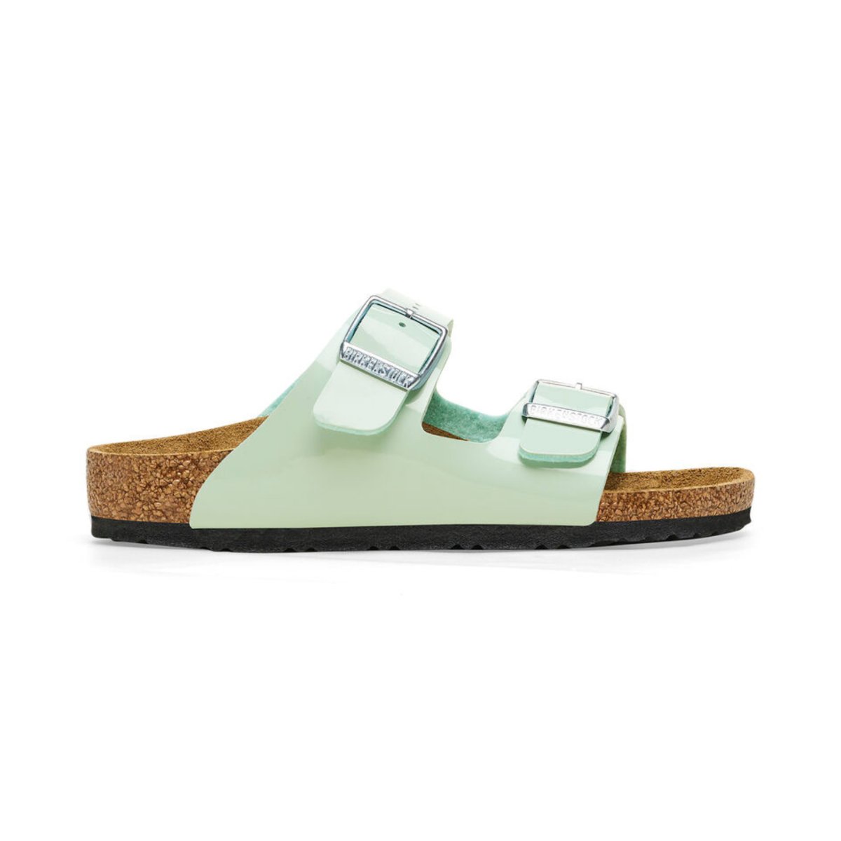 Birkenstock Girl's Arizona Patent Surf Green