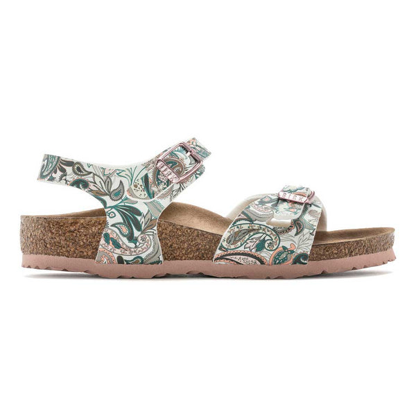 Birkenstock Girl's Gizeh Silver Birko-Flor (Sizes 35-37) - Tip Top