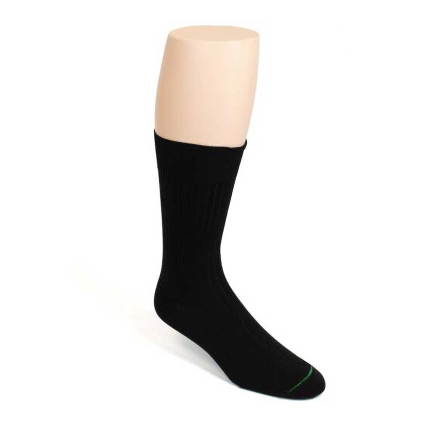 Burlington Men's BB110 3 Pack Cotton Rib Socks Black