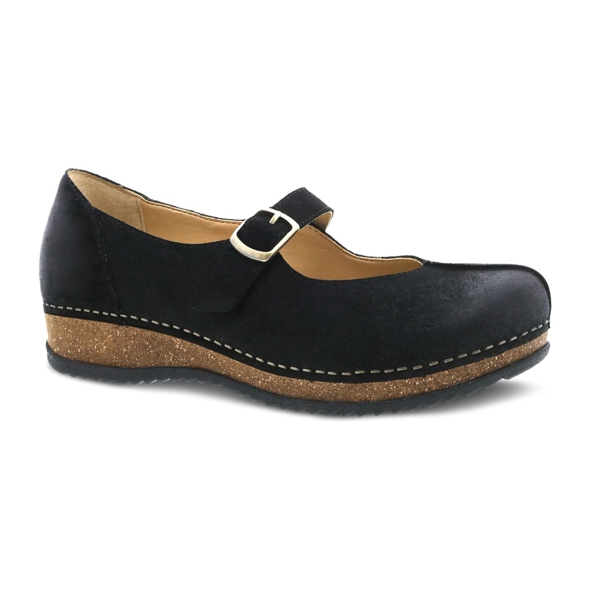 Dansko Women's Mika Black Burnished Suede