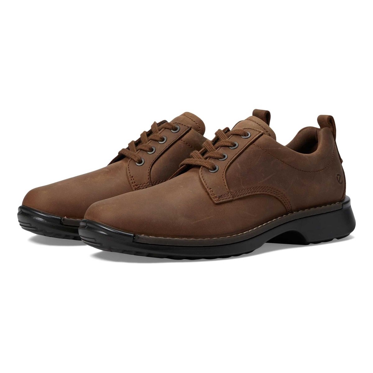 Ecco Men's Fusion Plain Toe Oxford Brown Nubuck