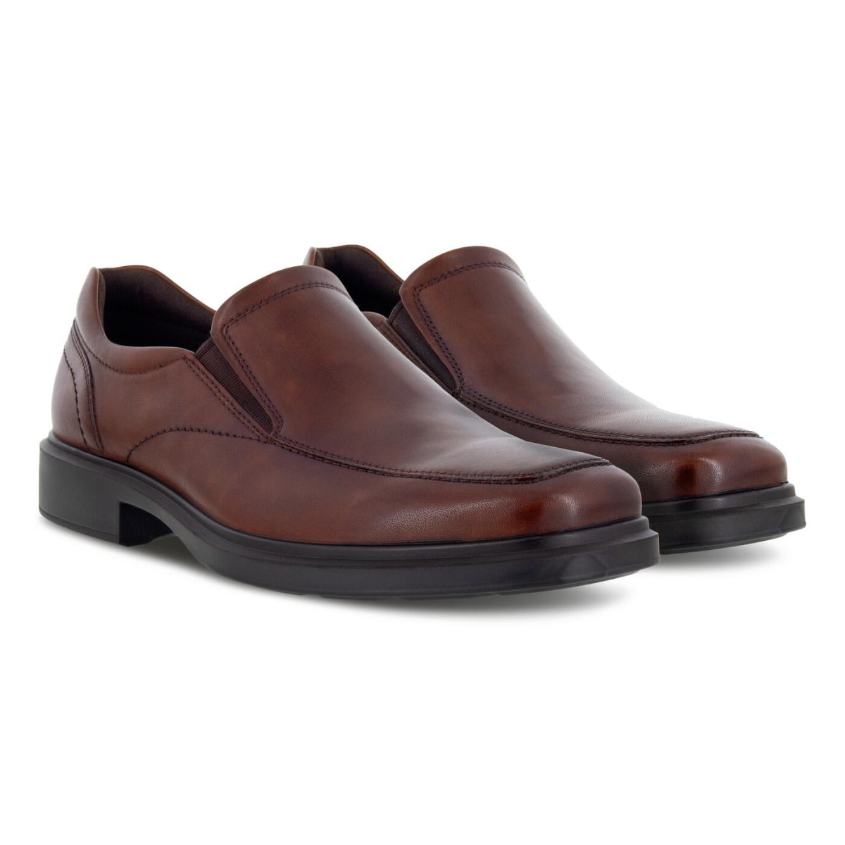 ECCO Men's Helsinki 2.0 Apron Toe Slip-On Brown