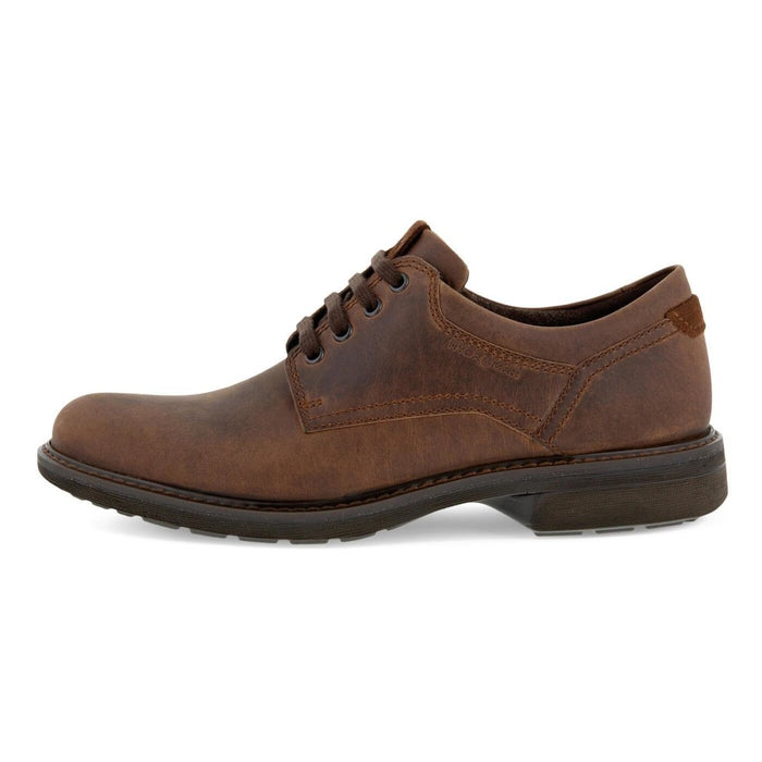 ECCO Men's Turn Plain Toe Oxford Brown Waterproof - Tip Top Shoes of ...