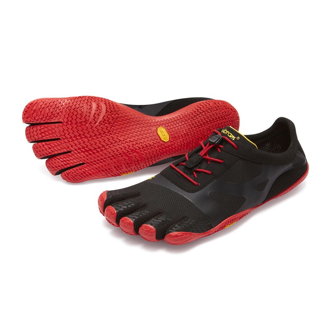 Vibram Five Finger's Men's KSO EVO Black/Red Fabric