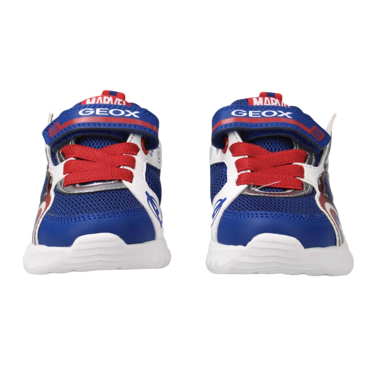 Geox Boy's Ciberdron Blue/Red Light Up (Sizes 28-32)