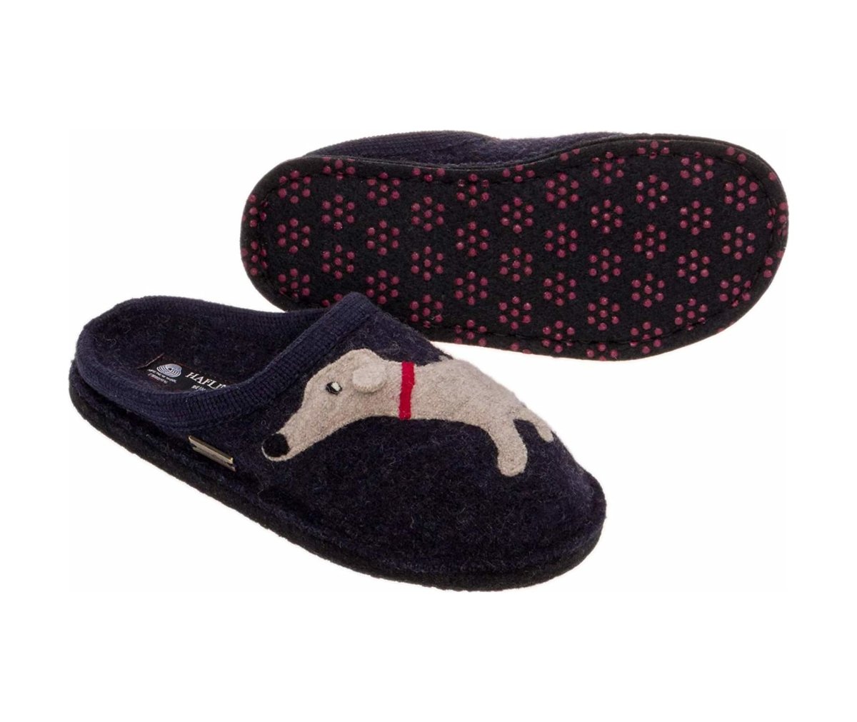 Haflinger Women's Doggy Captains Blue Wool