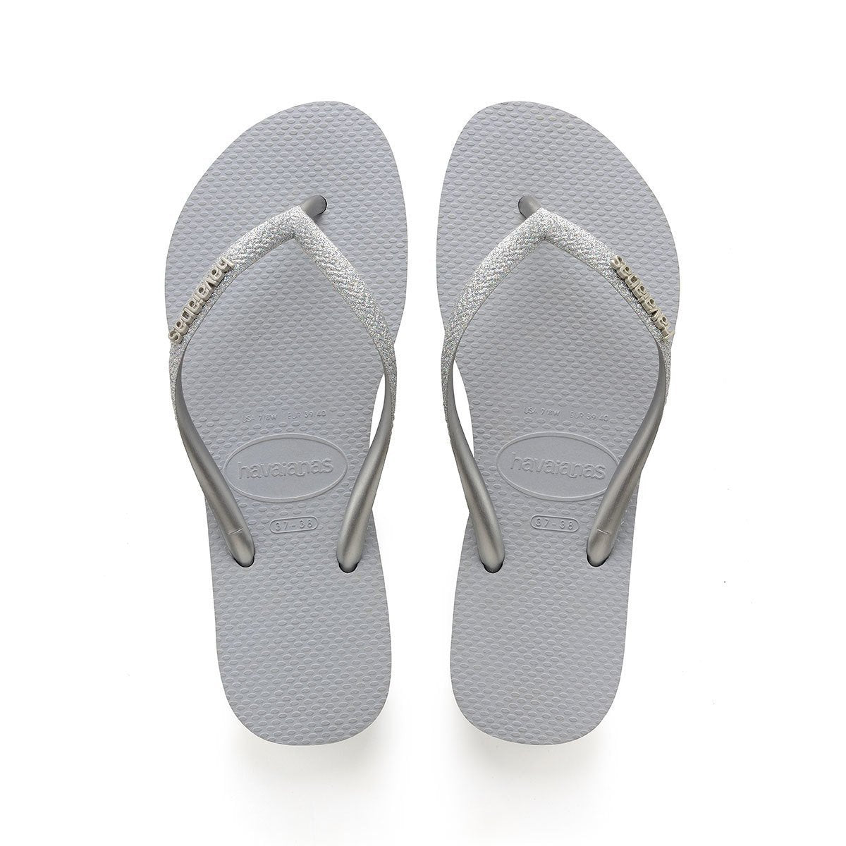 Havaianas Kids Slim Glitter Steel Grey (3536-3738)