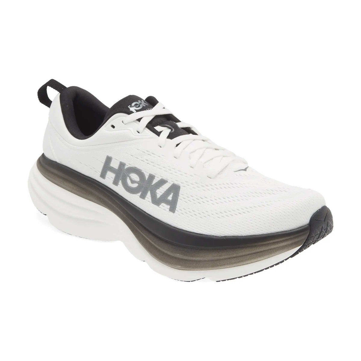 Hoka One One Men's Bondi 8 White/Black