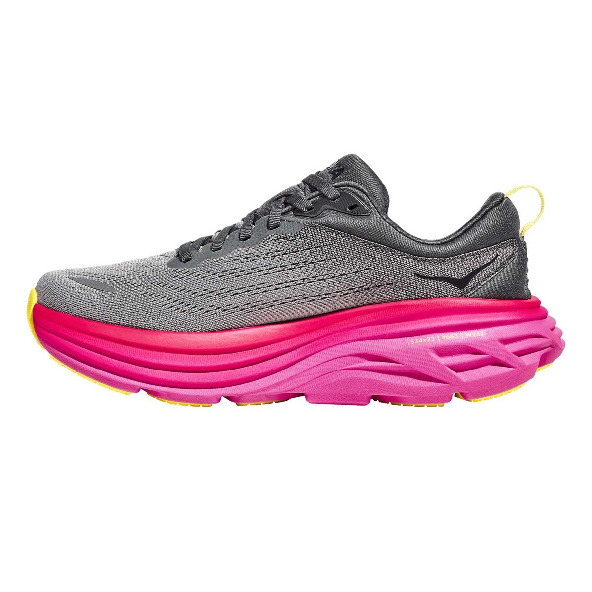 Hoka One One Women's Bondi 8 Rock/Pink