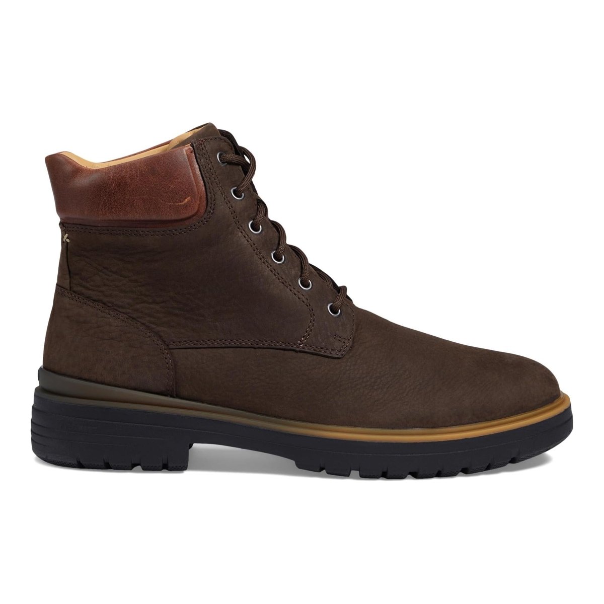 Johnston & Murphy Men's XC4 Henson Plain Toe BT Brown Waterproof Nubuck