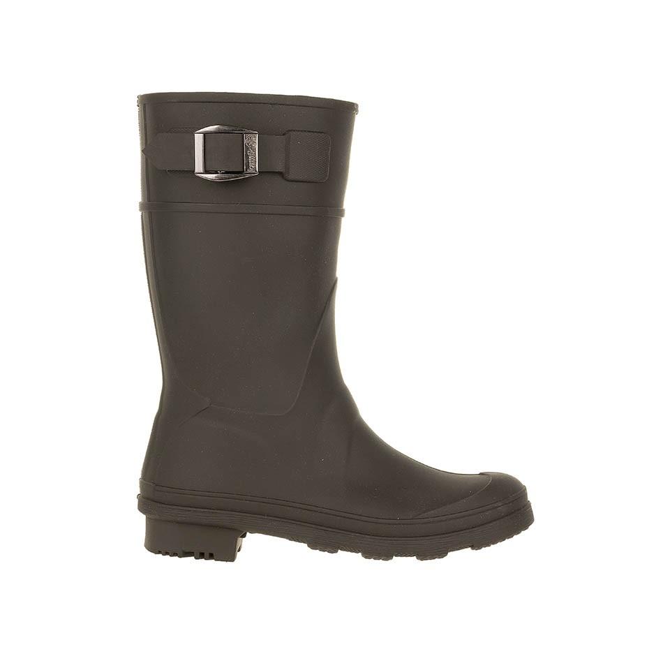 Kamik Girl's Raindrops Black Waterproof Boot