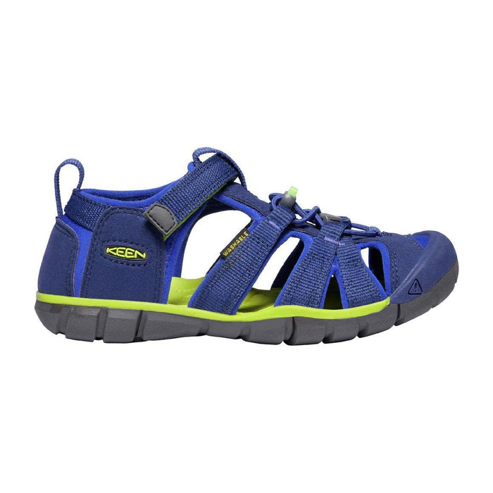 Keen Boy's Seacamp II CNX Blue Depths/Chartreuse (Sizes 1-7) - 952037 - Tip Top Shoes