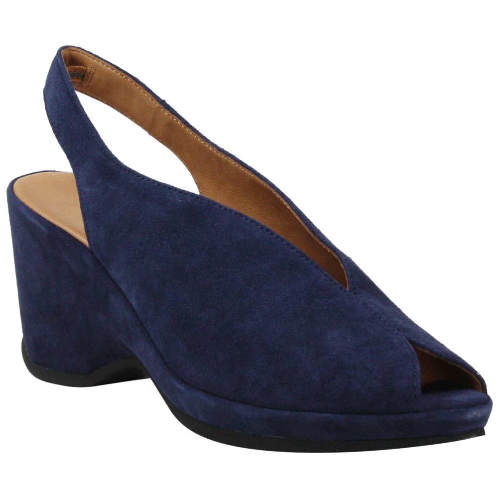 L'Amour Des Pieds Women's Odetta Navy Suede