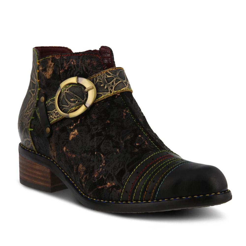 L'artiste by Spring Step Women's Georgiana Black Multi