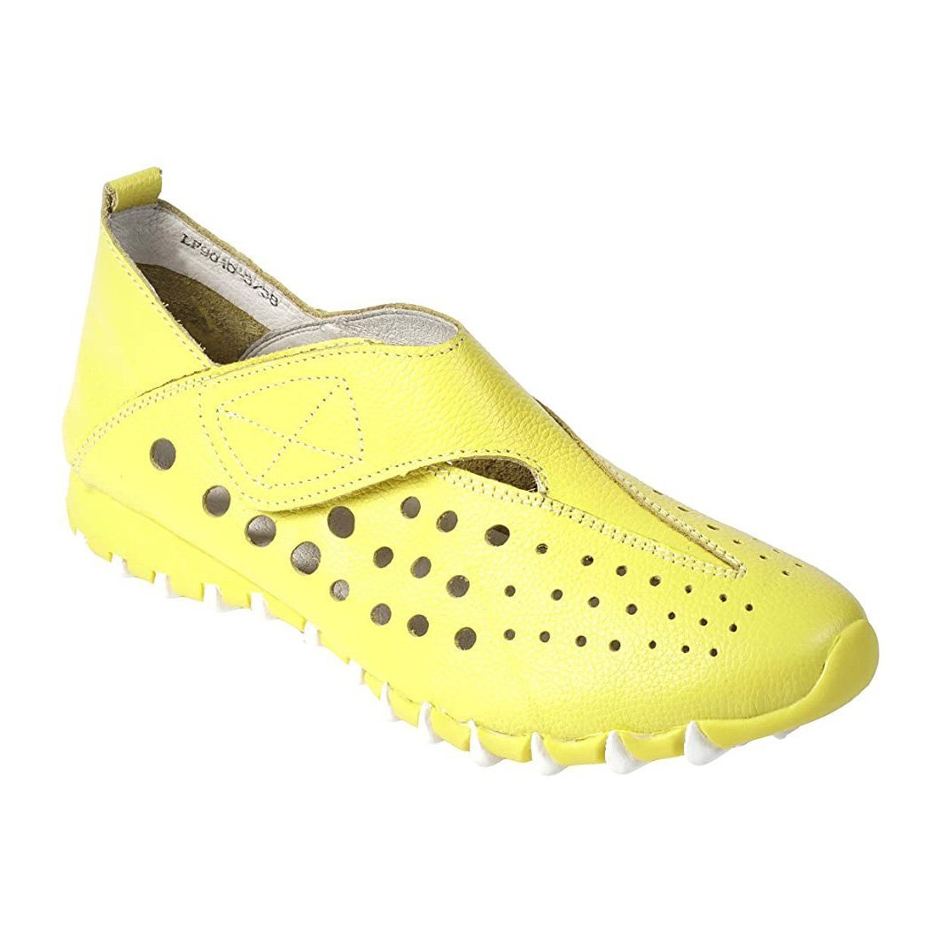 Litfoot Women's LF9010-3 Yellow Leather