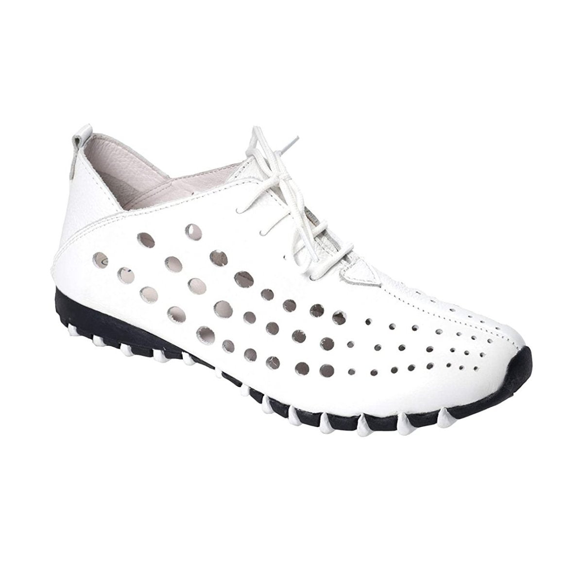 Litfoot Women's Oxford LF9010 White Leather