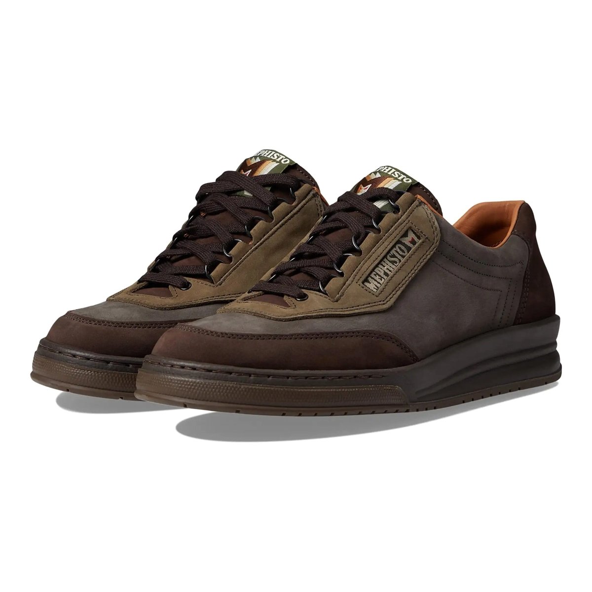 Mephisto Men's Match Brown Nomad Multi Nubuck