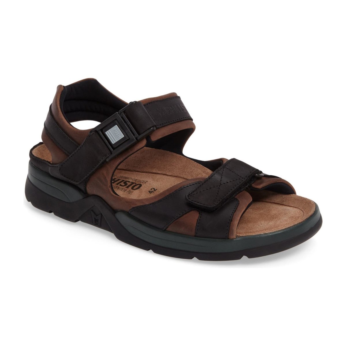 Mephisto Men's Shark Black/Brown