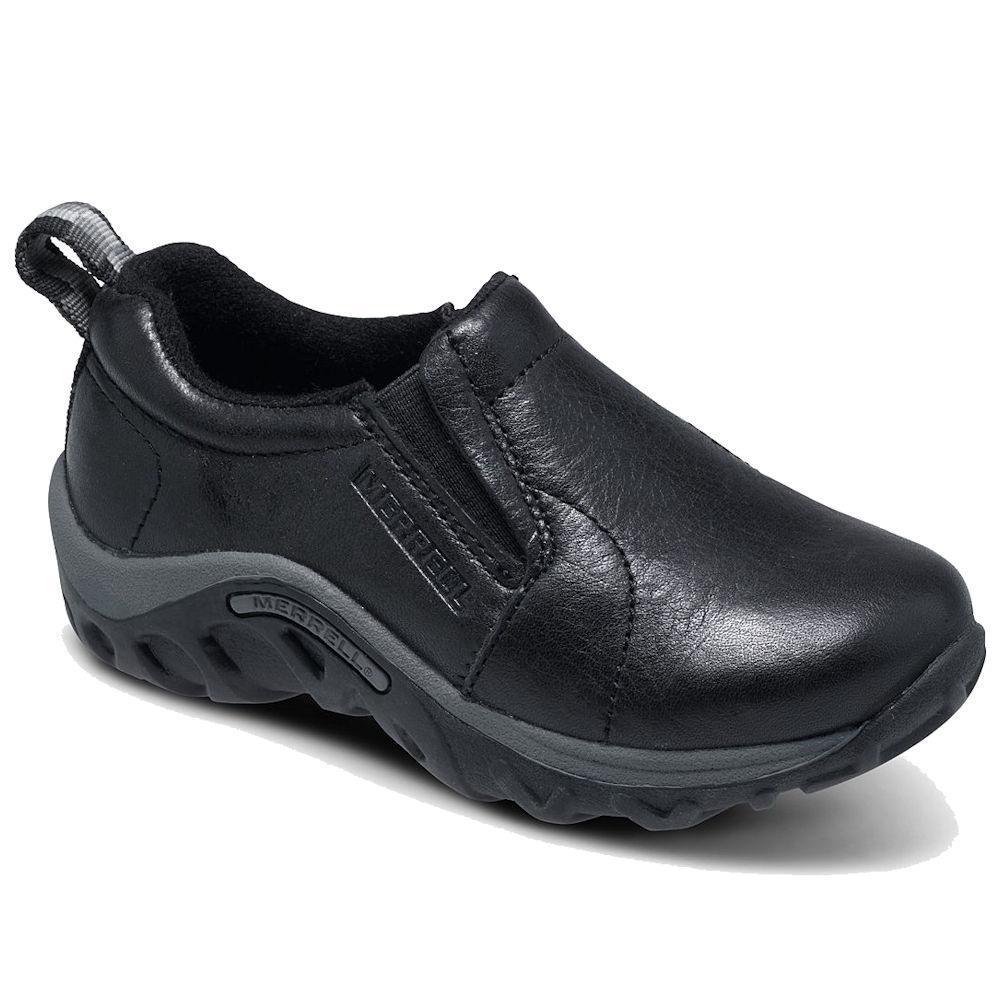 Merrell Boy's Jungle Moc Black Leather