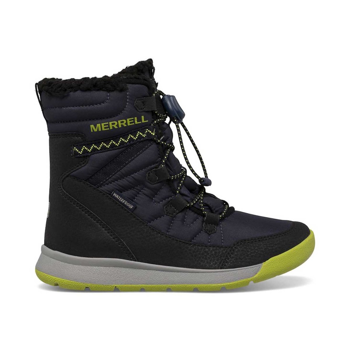 Merrell Boy's Snow Crush Navy/Green Waterproof