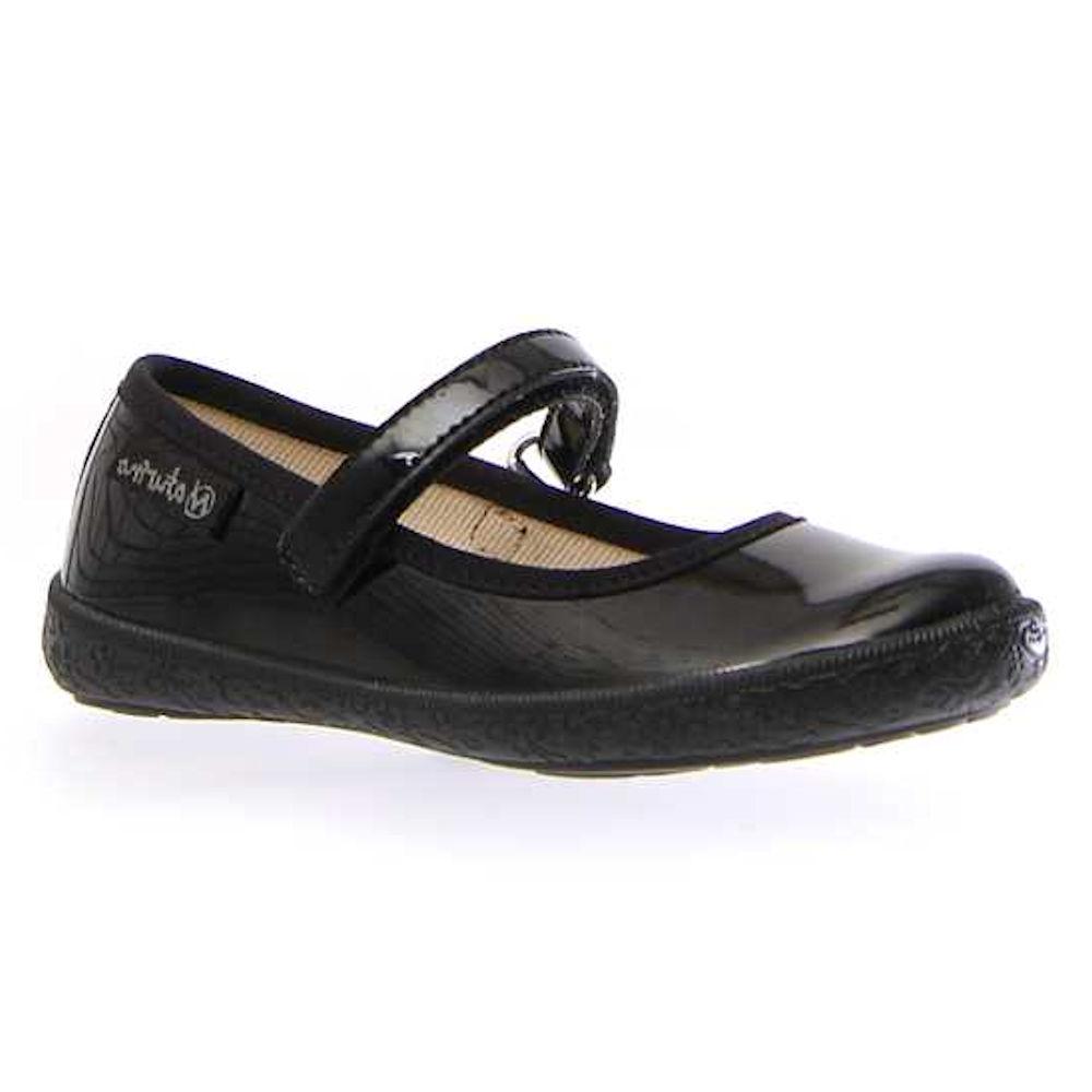 Naturino Girl's Pavia 61 Black Patent Mary Jane (Sizes 30-35)