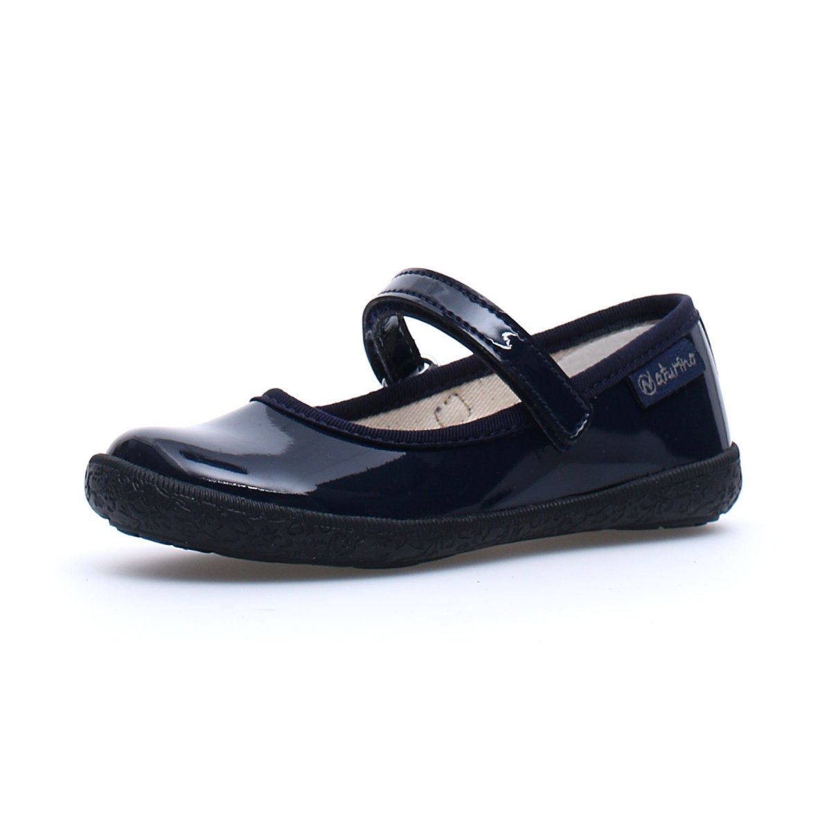 Naturino Girl's Pavia 61 Navy Patent Mary Jane (Sizes 30-35)