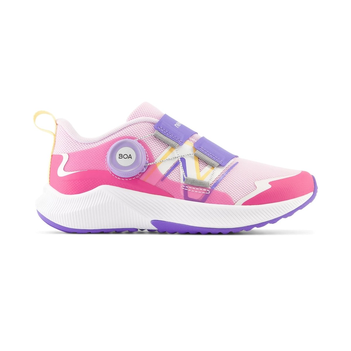 New Balance Girl's (Preschool) DynaSoft Reveal v4 BOA Light Raspberry/Hi-Pink/Electric Indigo