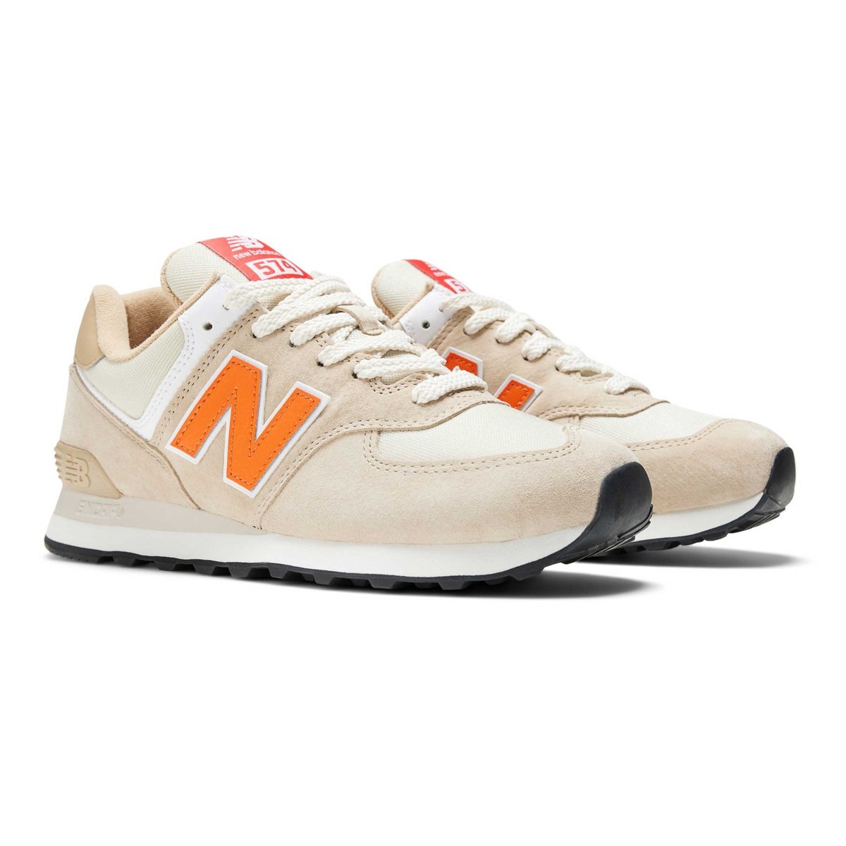 New Balance Men's U574HBO Bone/Orange