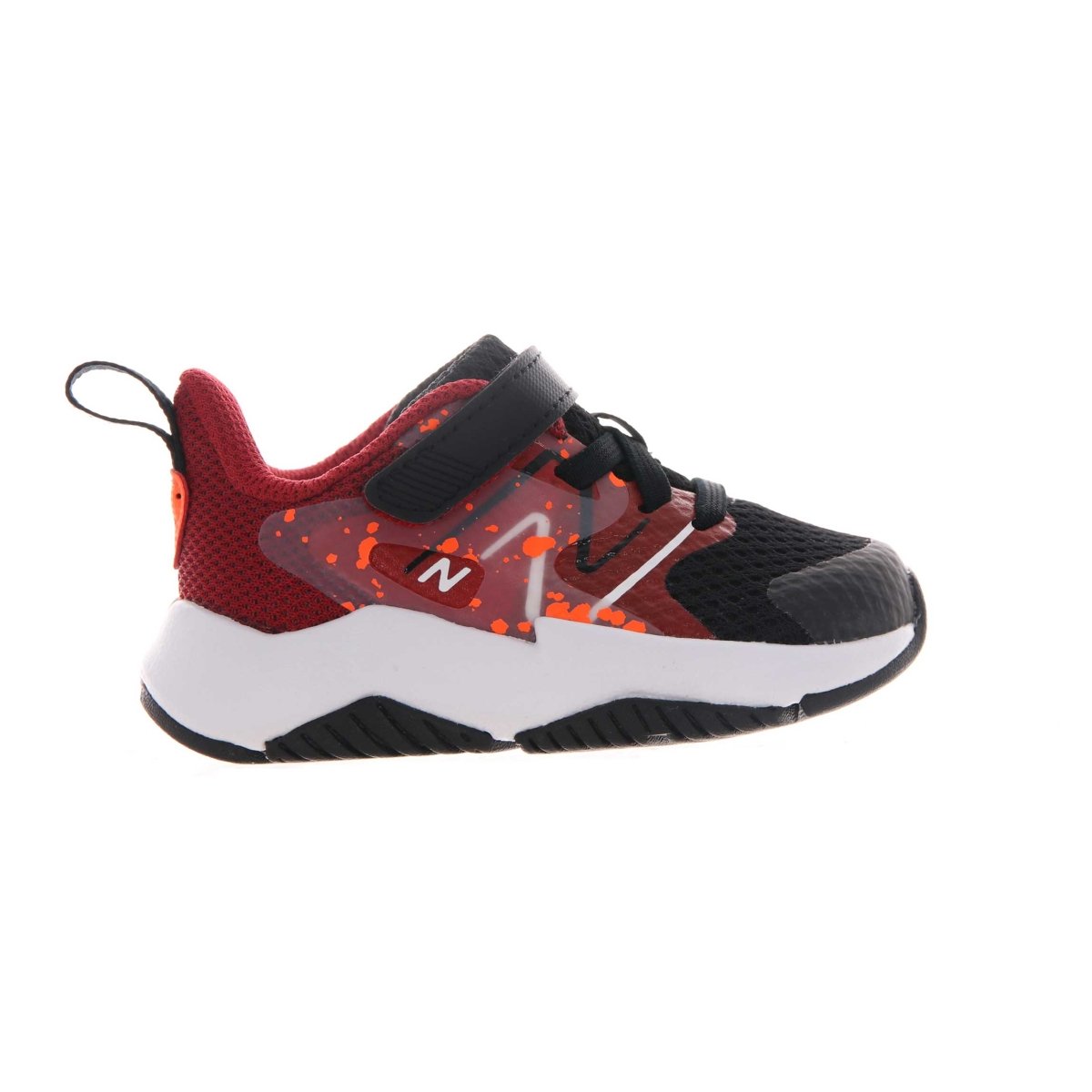 New Balance Toddler's Rave Run V2 Black/Red/Orange Velcro