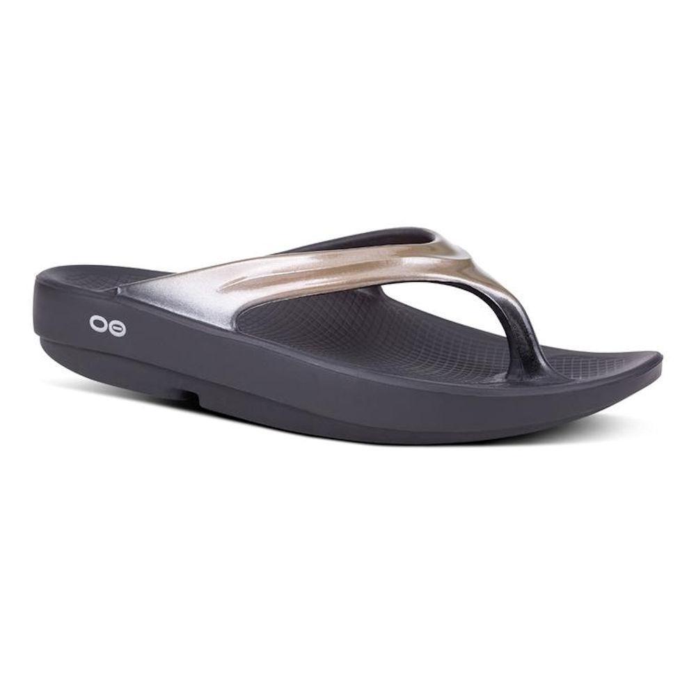 OOFOS Women's OOlala Black/Latte