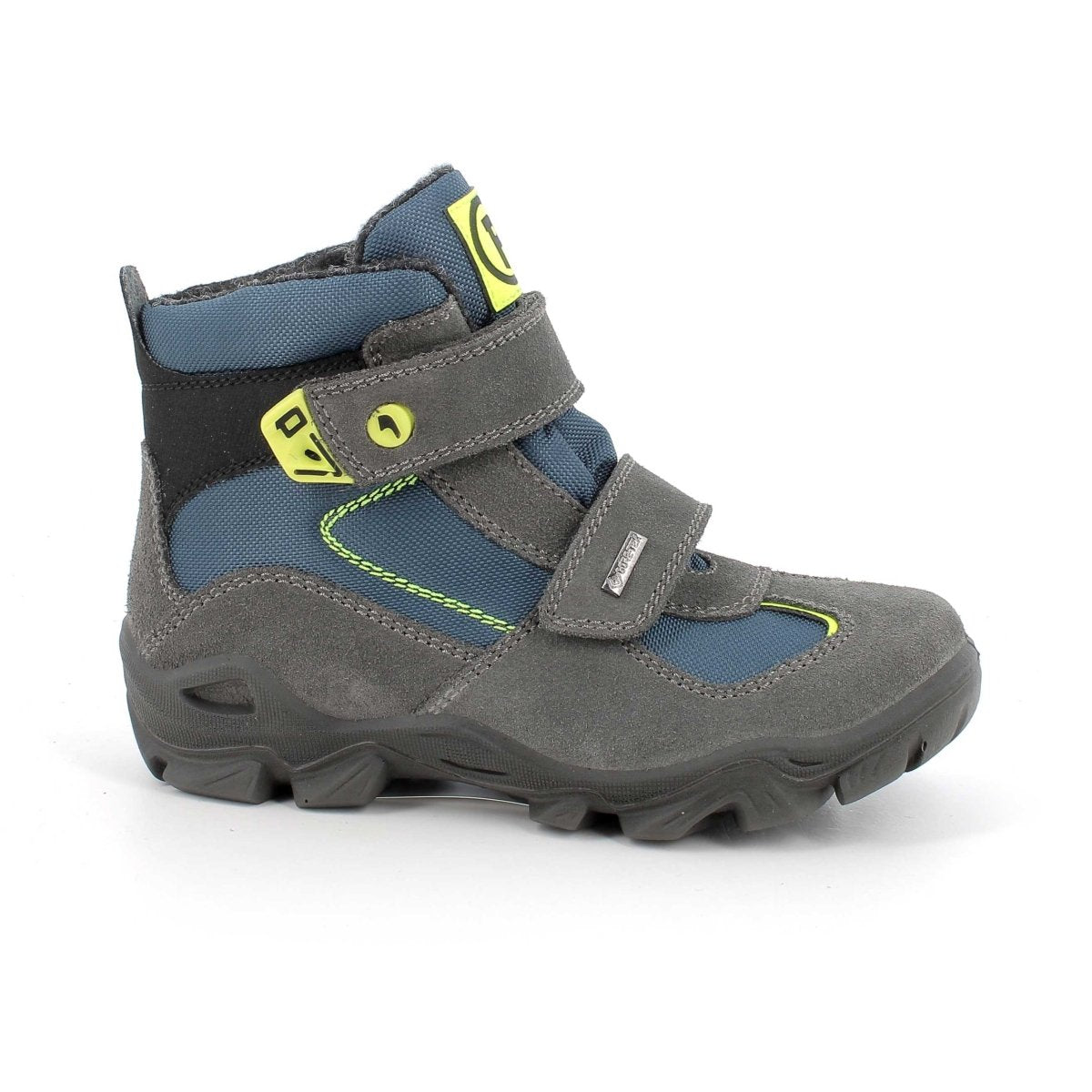 Primigi Boy's (Sizes 31-35) Grey/Blue/Green/Neon Gore-Tex Waterproof