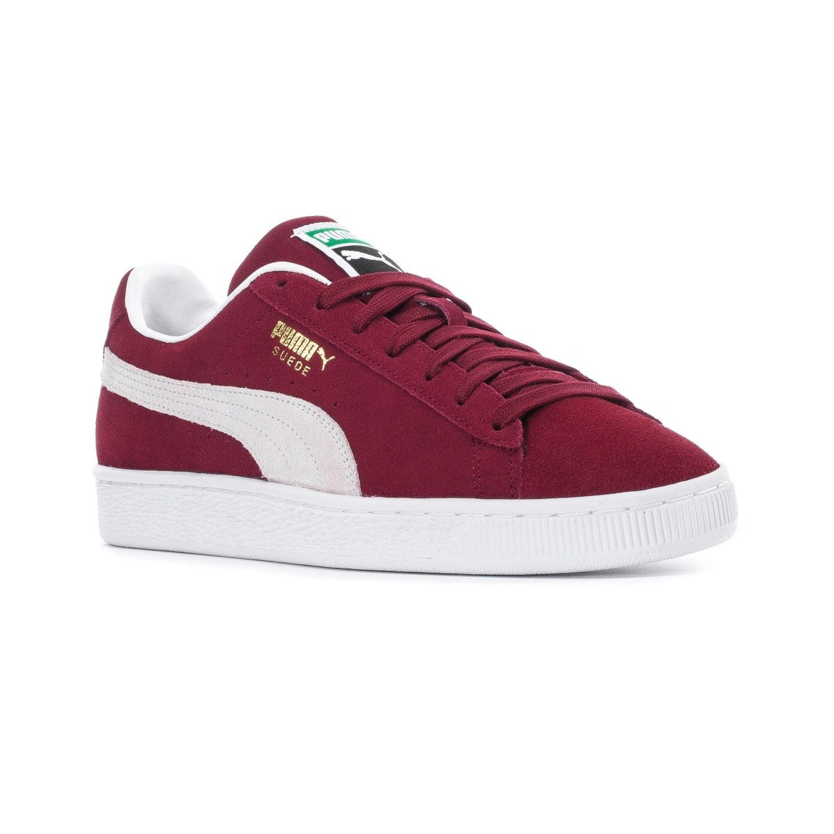 Puma Men's Suede Classic XXI Cabernet/White - Tip Top Shoes of New York