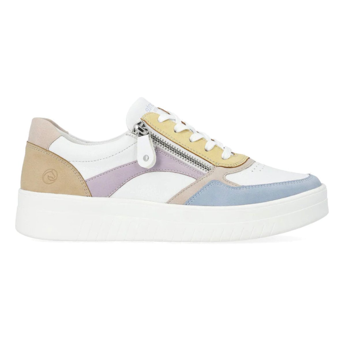 Rieker Women's D0J01-83 Kendra Aqua/Weiss/Rose/Sun/Mauve/Tan