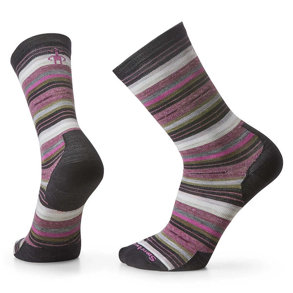 SmartWool Larimer Merino Wool Crew Socks - Black/Taupe Heather — Dave's New  York