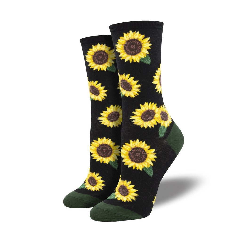 Socksmith Women's Blooming Socks Black Flower