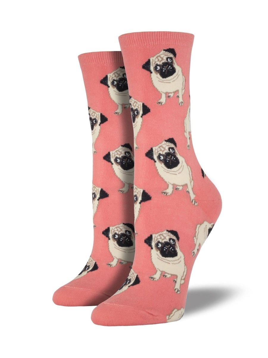 Socksmith Women's Pugs Socks Peach